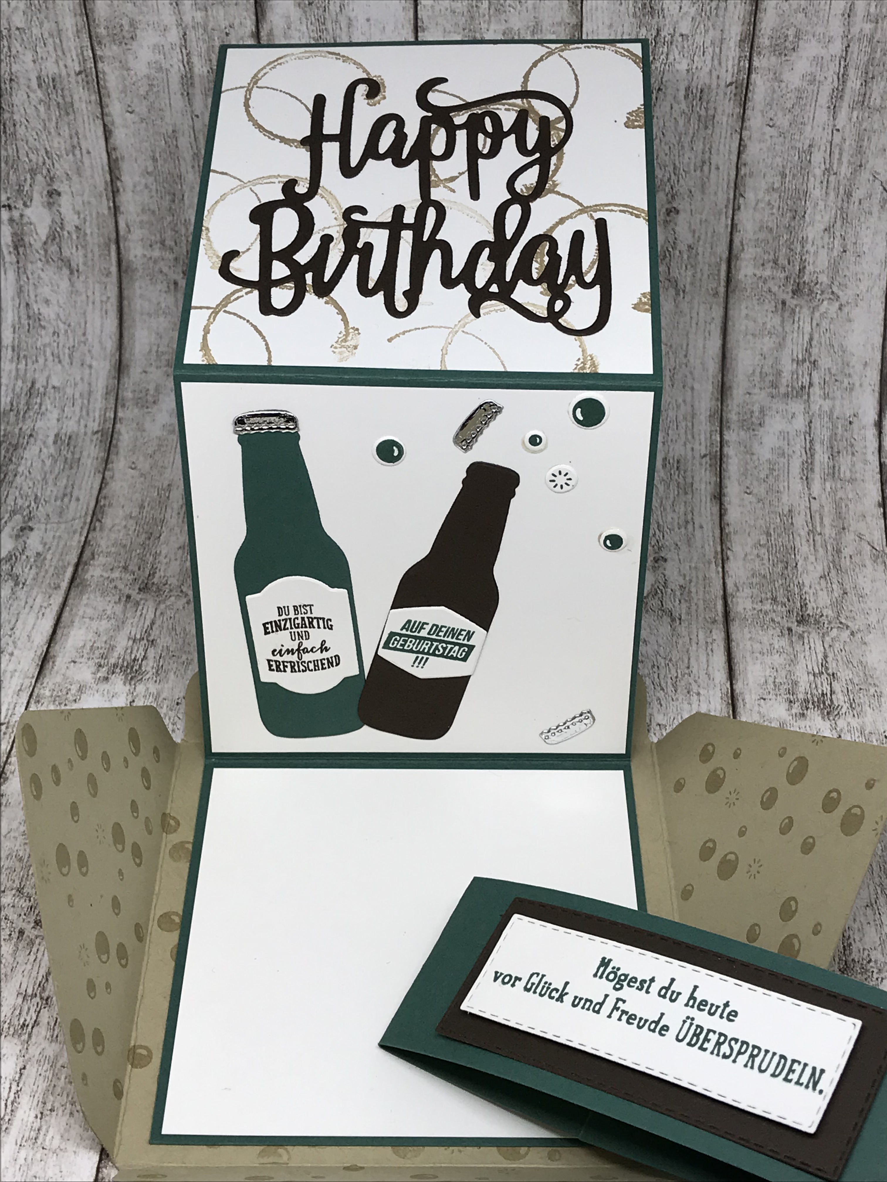 Umschlagkarte Happy Birthday